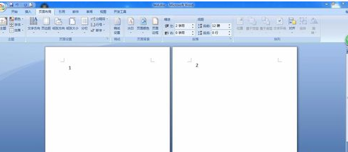 word如何取消顯示兩頁。